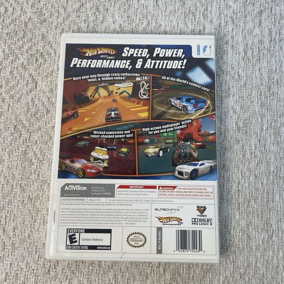 Hot Wheels Beat That Video Game Nintendo Wii Complete Tested Working - Picture 2 of 4